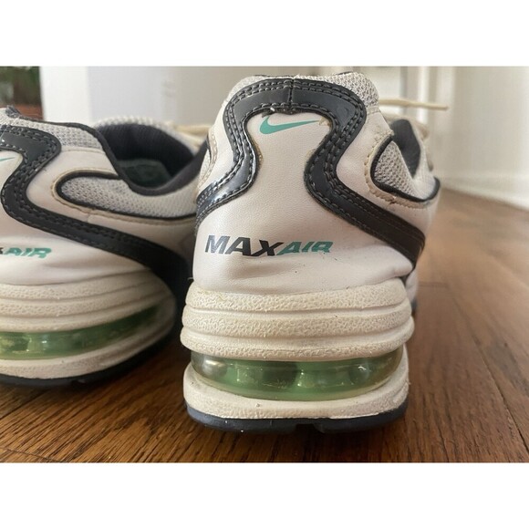 2009 Nike Air Max Turbulence IV Running Shoes Gray Teal Black 396642-001 Size 8 - Picture 7 of 16